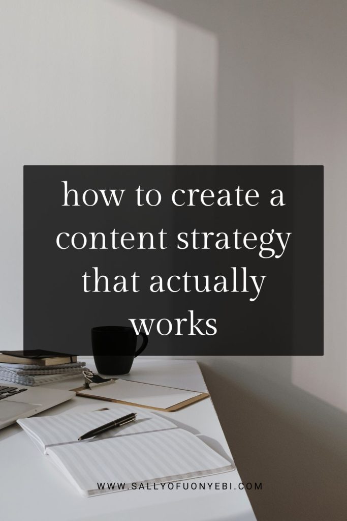 Pin for "Content Strategy for Coaches" blog post