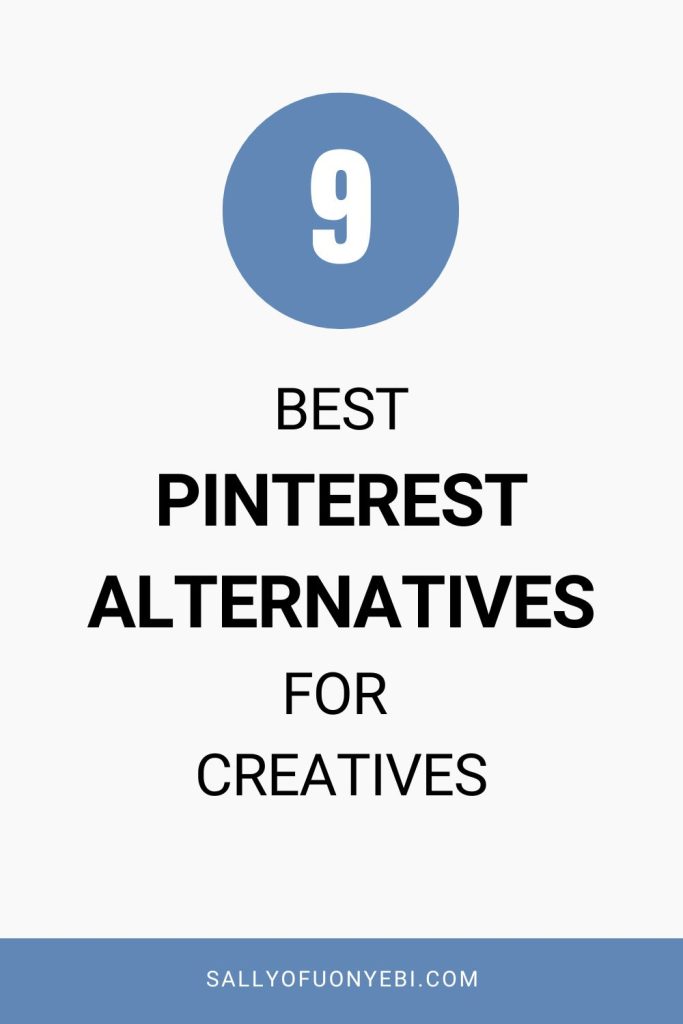 First pin for Top 9 Websites Similar to Pinterest for Creatives