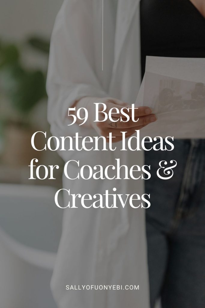 Pin no. 1 for How to create the best content for coaches