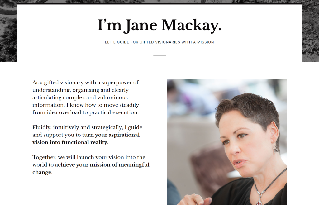 Jane Mackay Website Copywriting Project - Image 2