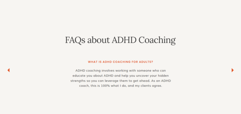 MelissaJoy Coaching FAQs screenshot