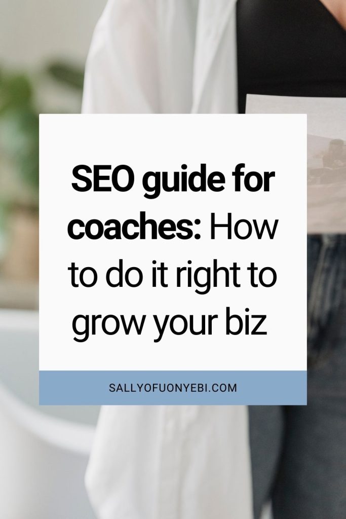 Second pin for SEO for Coaches: How to Do It Right