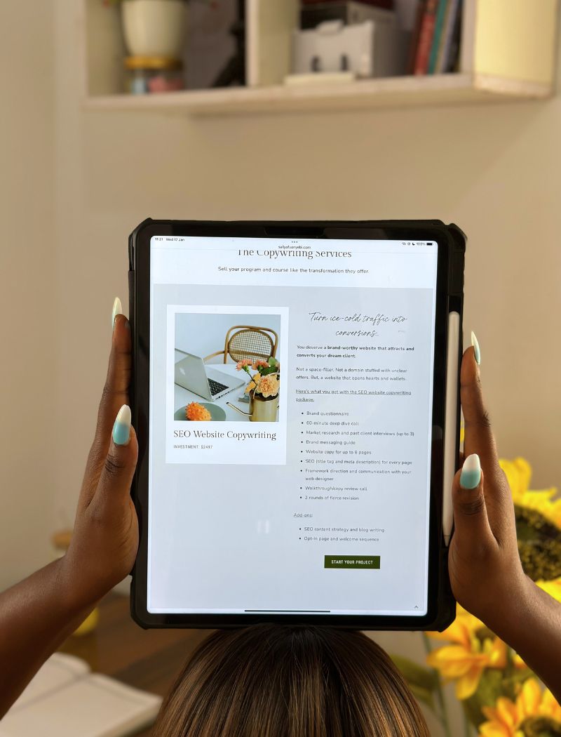 The website copywriting services you need