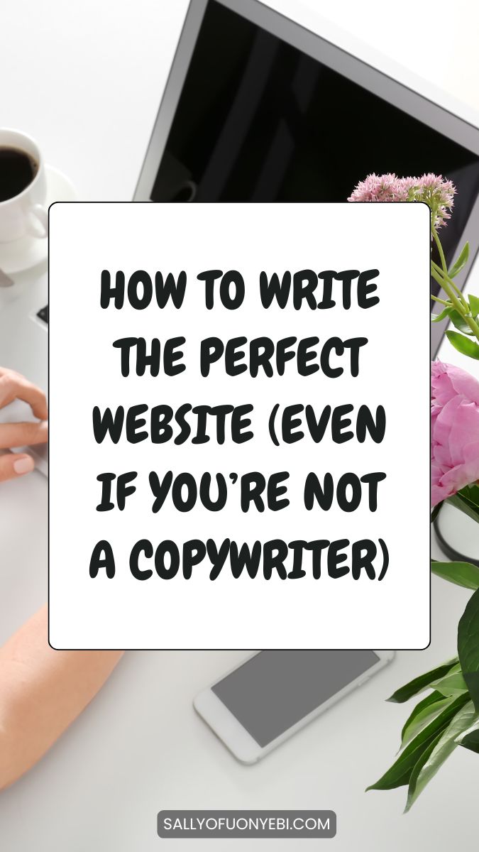 Pin for How to DIY Your Website Copy Like a Pro